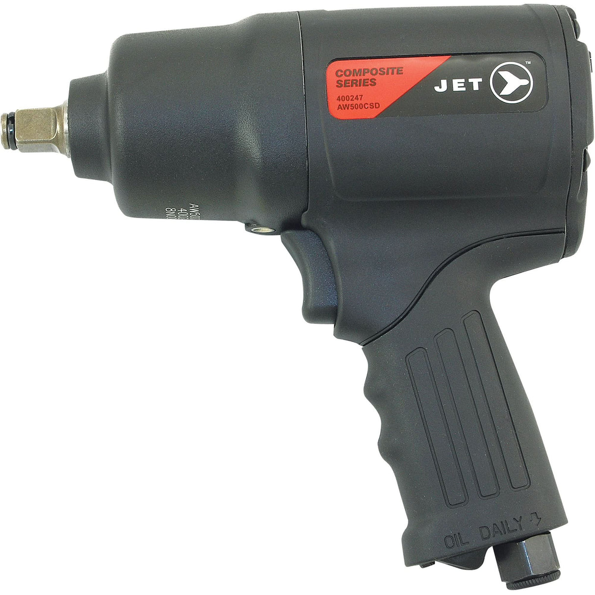 AW500CSD Super-Heavy-Duty Composite Series Impact Wrench, 1/2" Drive, 1/4" NPT Air Inlet, 8500 No Load RPM