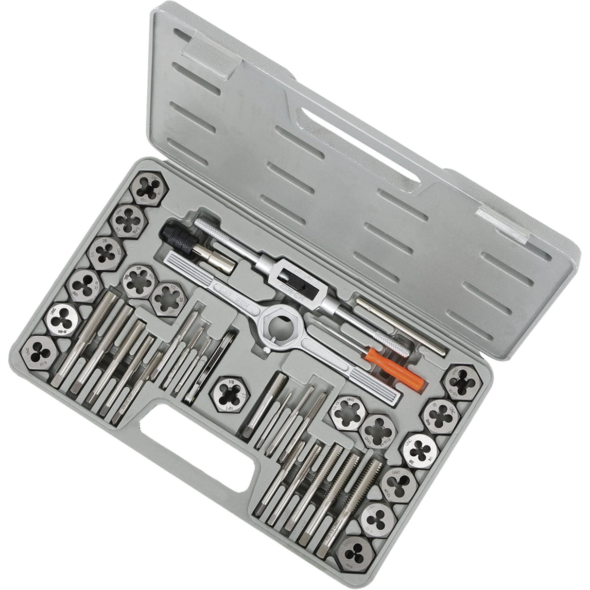 TD40H SAE HSS Tap & Alloy Die Set, 40 Pieces