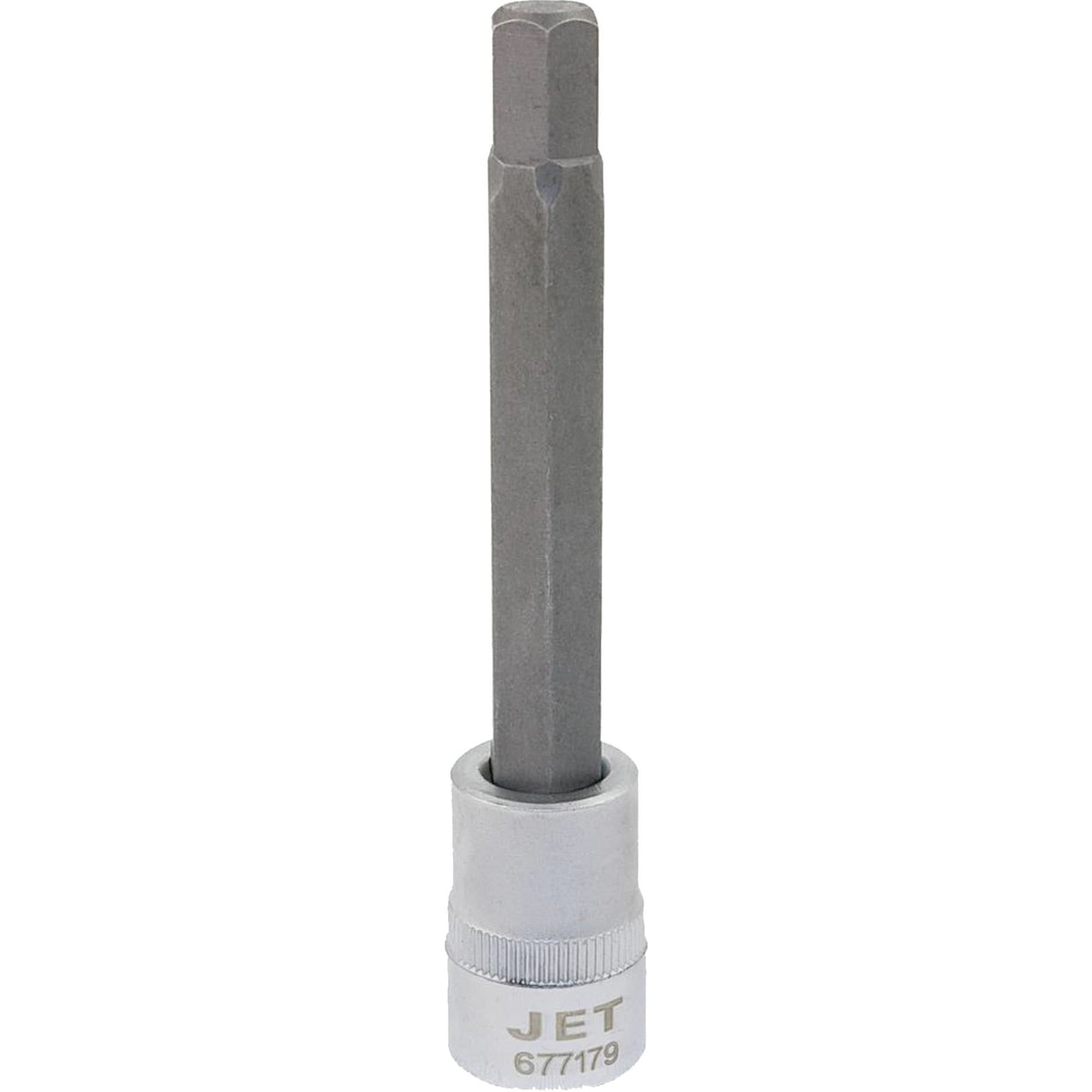 Bit Socket, Hex, 10 mm x 4" L, 3/8" Drive