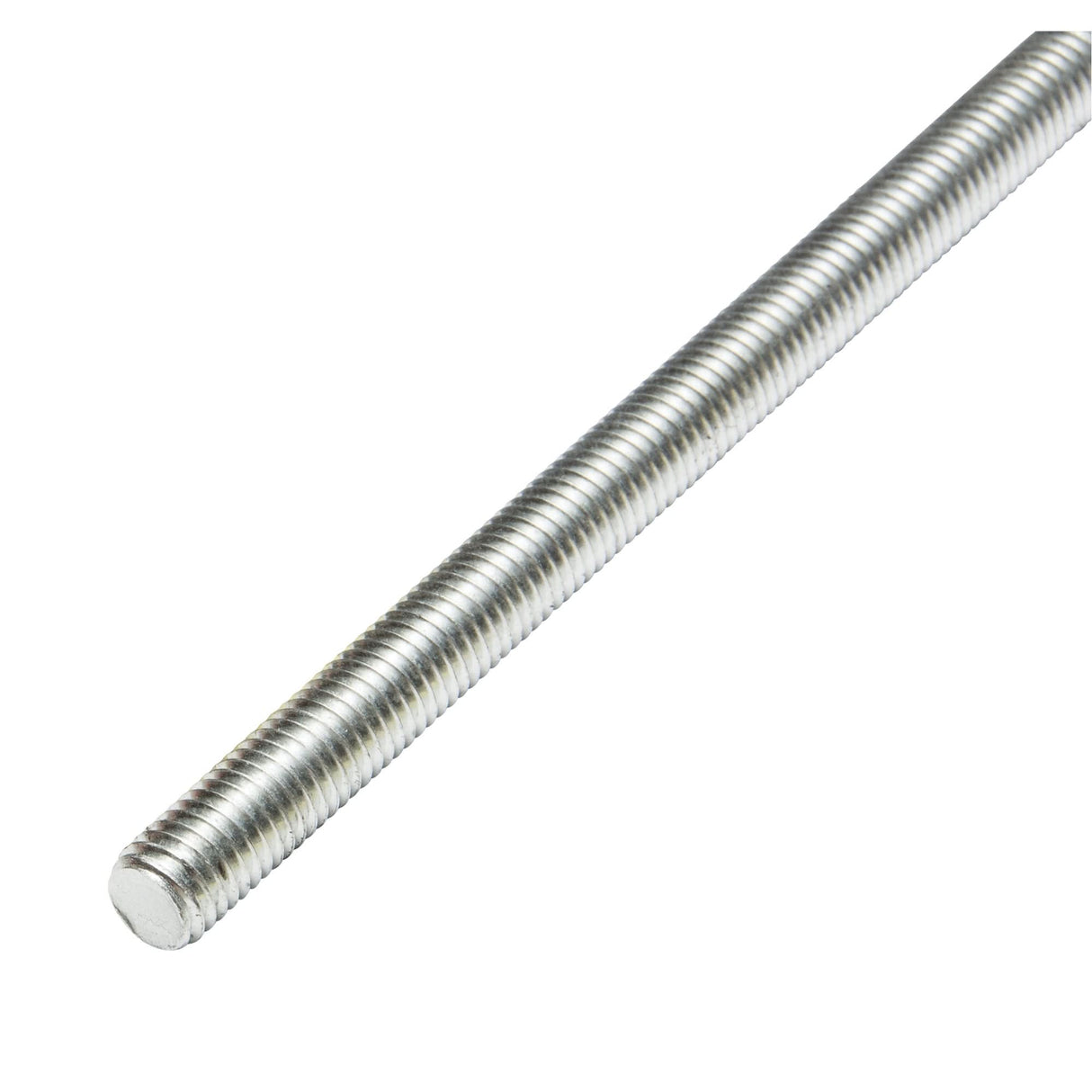 Threaded Rod, 5/16"-18, 144" L, Zinc Plated, Grade 2 Grade