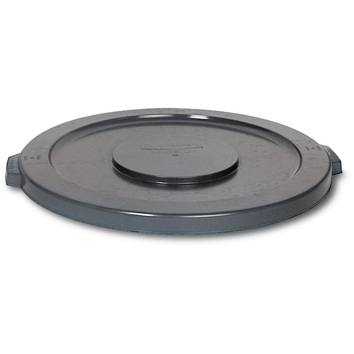 Round Brute® Tops, Flat Lid, Plastic/Polyethylene, Fits Container Size: 19-7/8" Dia.