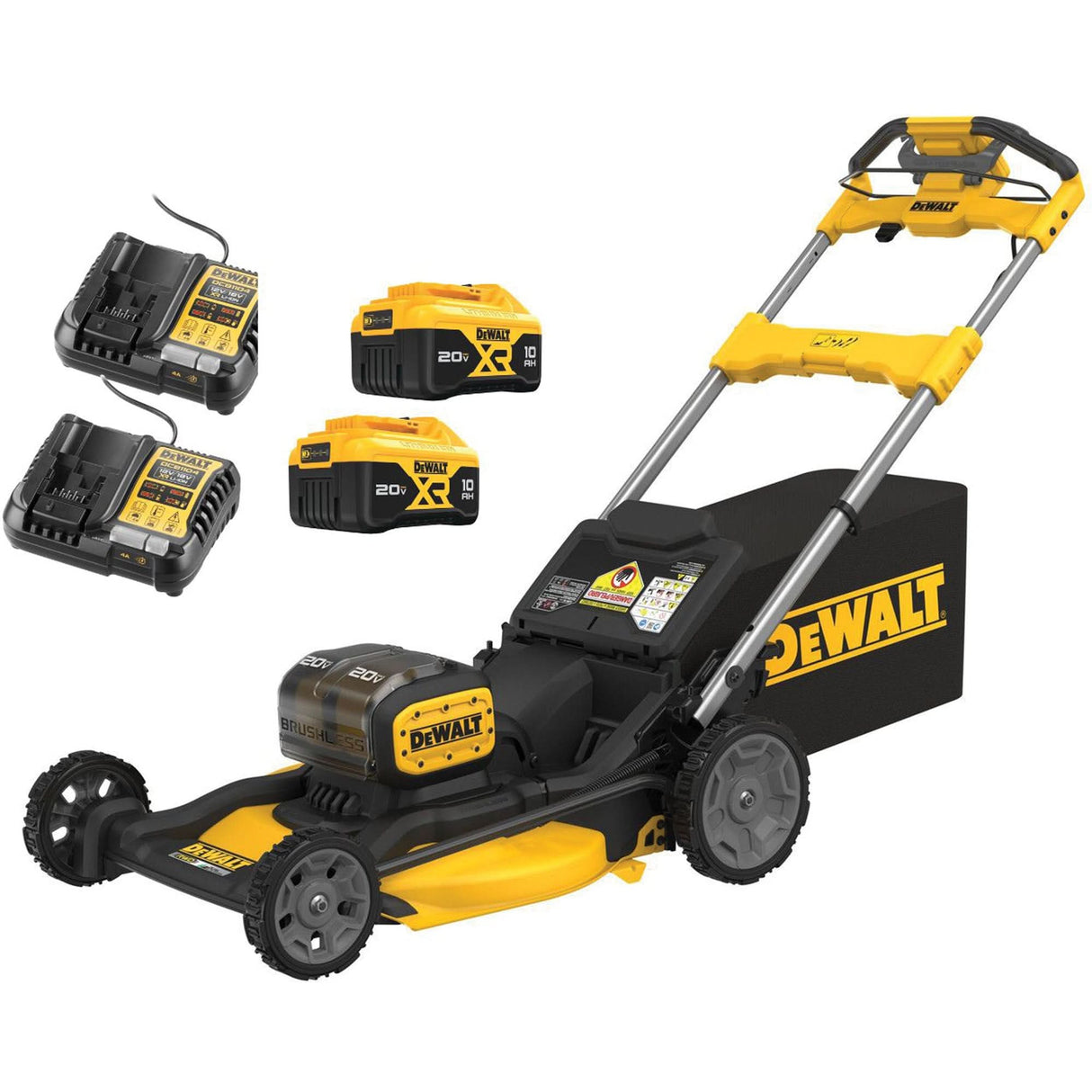2X20V MAX* XR® 21 in. Brushless Cordless RWD Lawn Mower Kit