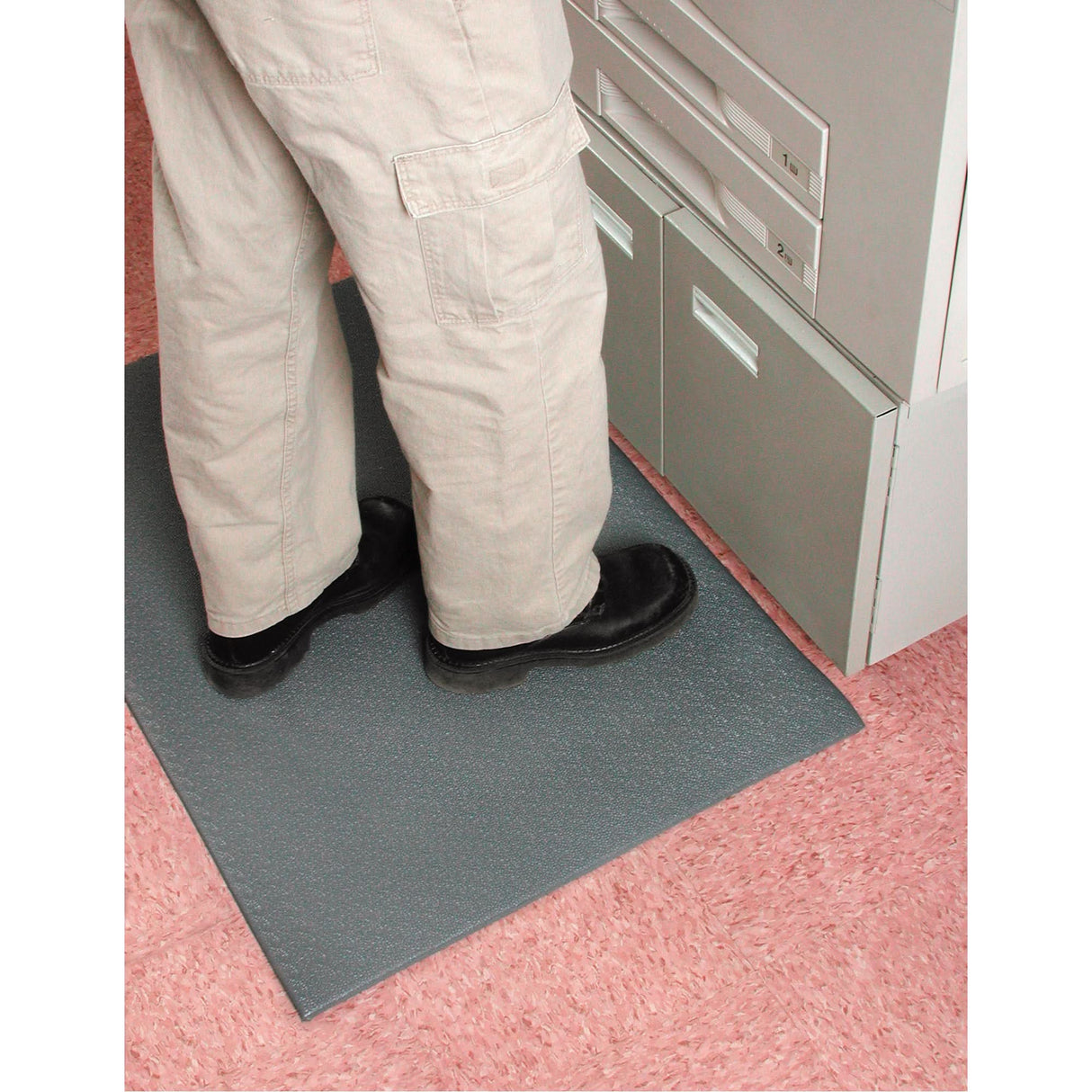 Comfort-King™ Mats, Smooth, 3' x 8' x 3/8", Grey, Sponge