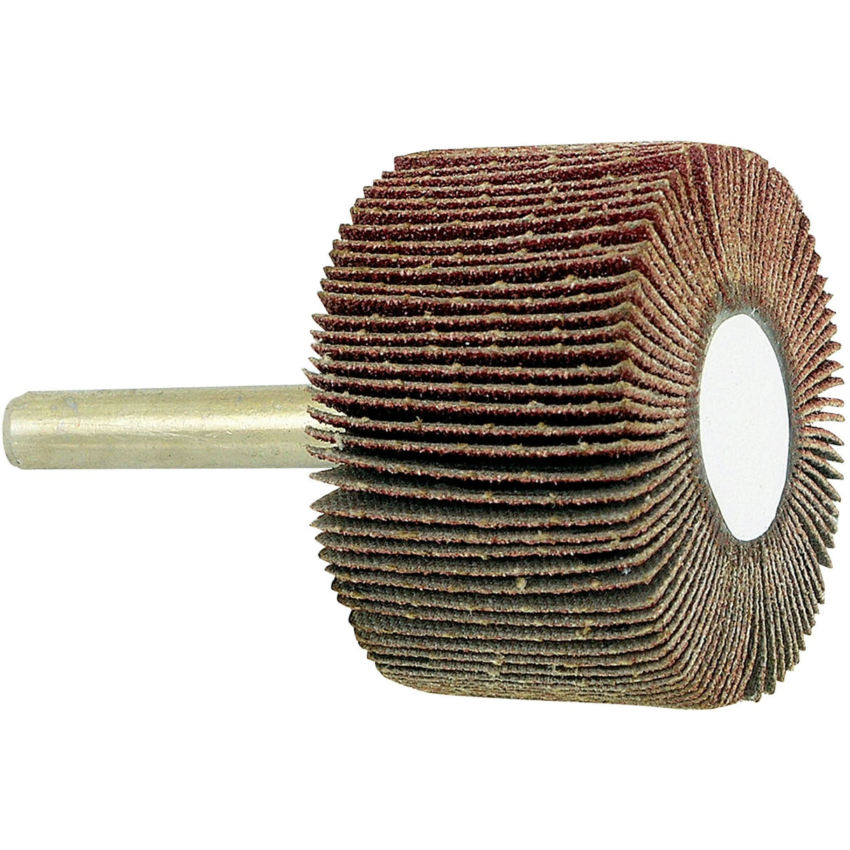 Shaft Mounted Flapwheel, 80 Grit, 1-1/2" x 1" x 1/4"