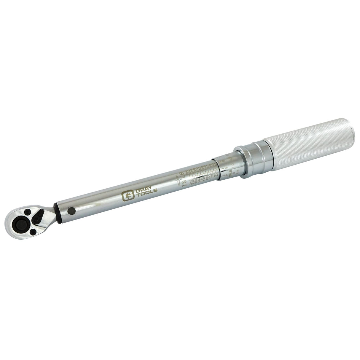 Micro-Adjustable Torque Wrench, Click, 3/8" Square Drive, 30 - 250 in-lbs.
