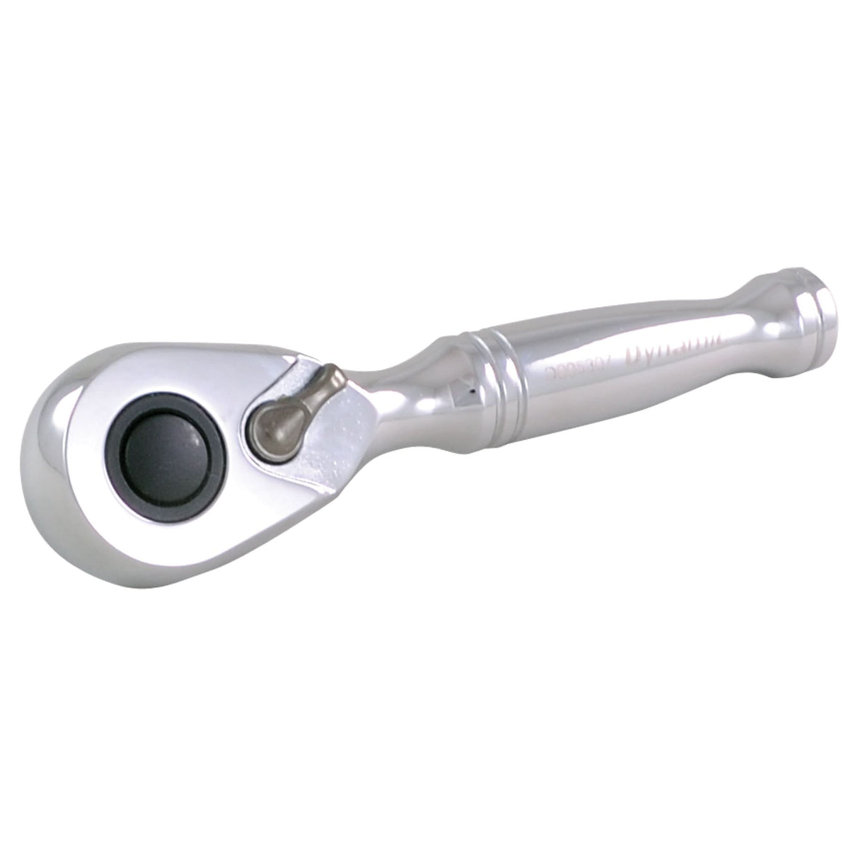 Stubby Quick-Release Ratchet Wrench, 3/8" Drive, Plain Handle