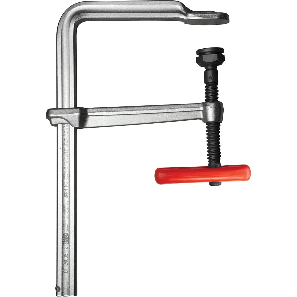 Regular-Duty Deep Throat Bar Clamp, 12" (305 mm) Capacity, 8" (203 mm) Throat Depth