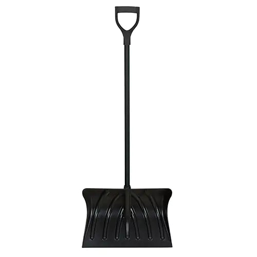 Poly Snow Shovel, Polypropylene Blade, 19-3/4" Wide, D-Grip Handle