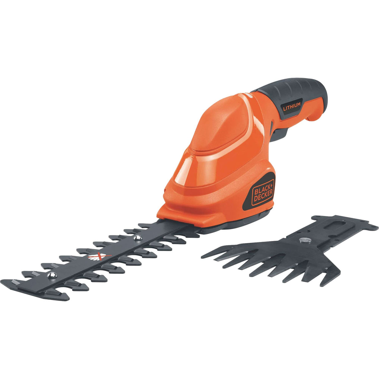 2-in-1 Garden Shear/Shrubber, Battery Powered, 3.6 V, 4"/6" Cutting Width