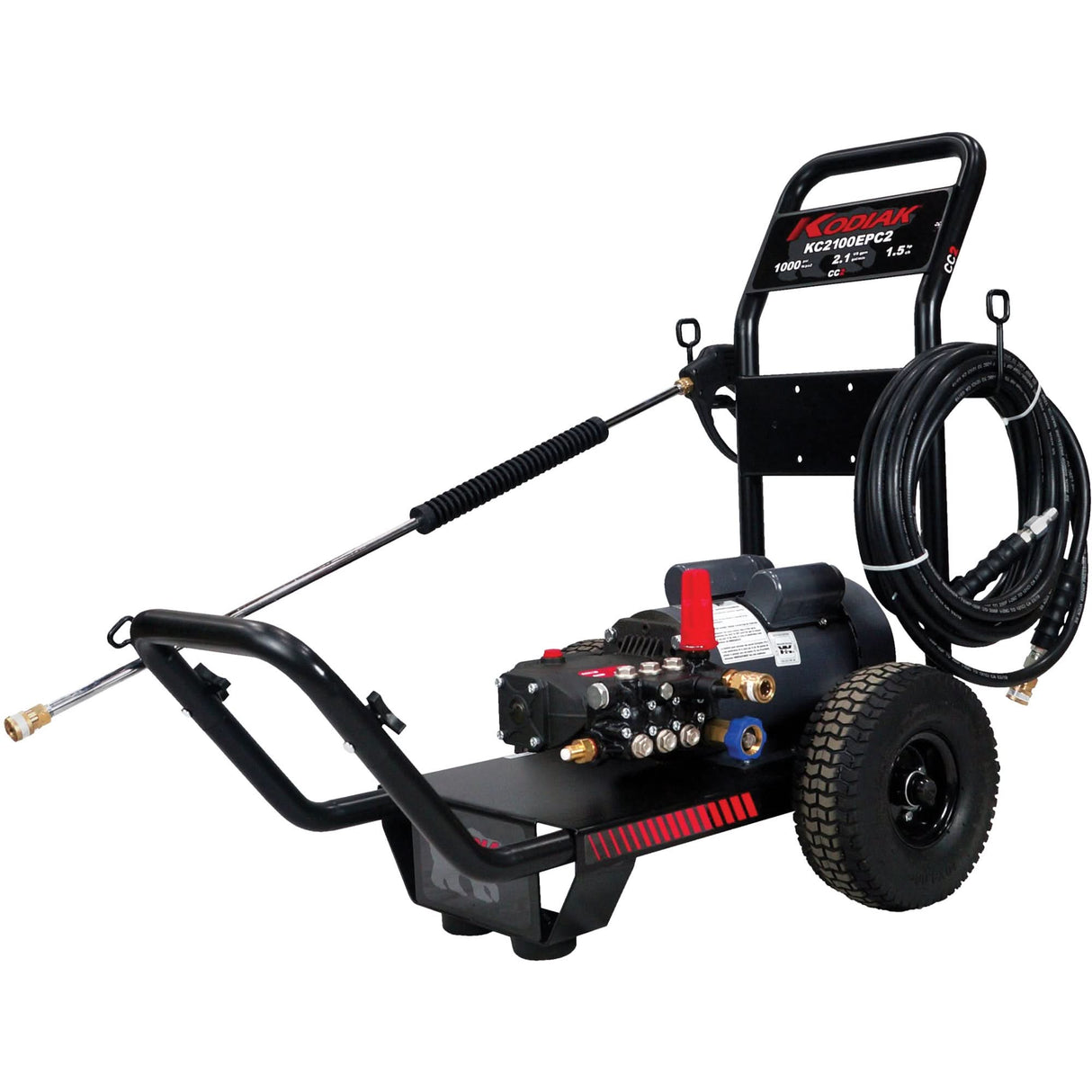 Cold Water Pressure Washer, Electric, 1000 psi, 3 GPM