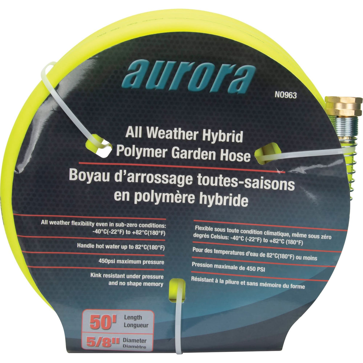 Hybrid Garden Hose, Copolymer, 5/8" dia. x 50'