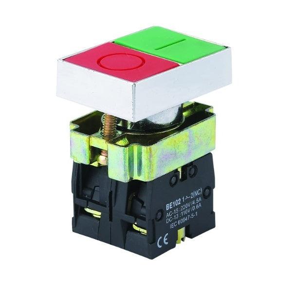 NOARK® Double Head Pushbutton 22mm 1NO+1NC | Ex9PBL8325