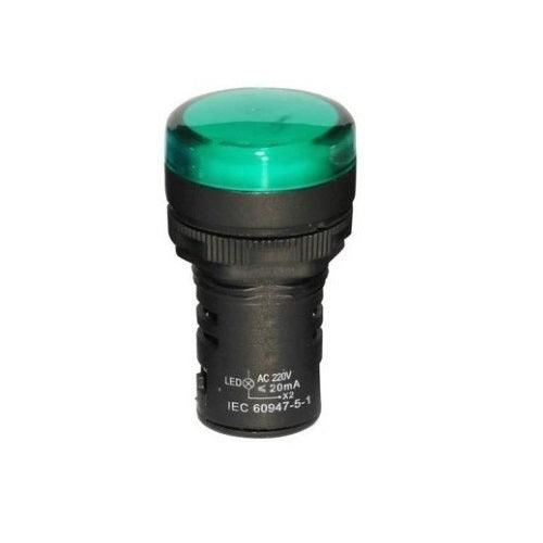 NOARK® Indicator Light 22mm Green 220/240Vac Curved Lens | Ex9IL2H3