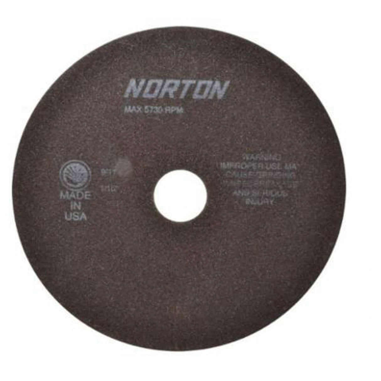 Non-Reinforced Tool Room Cut-Off Wheels, 8" x 1/16", 1-1/4" Arbor, Type 01/41, Aluminum Oxide, 5730 RPM
