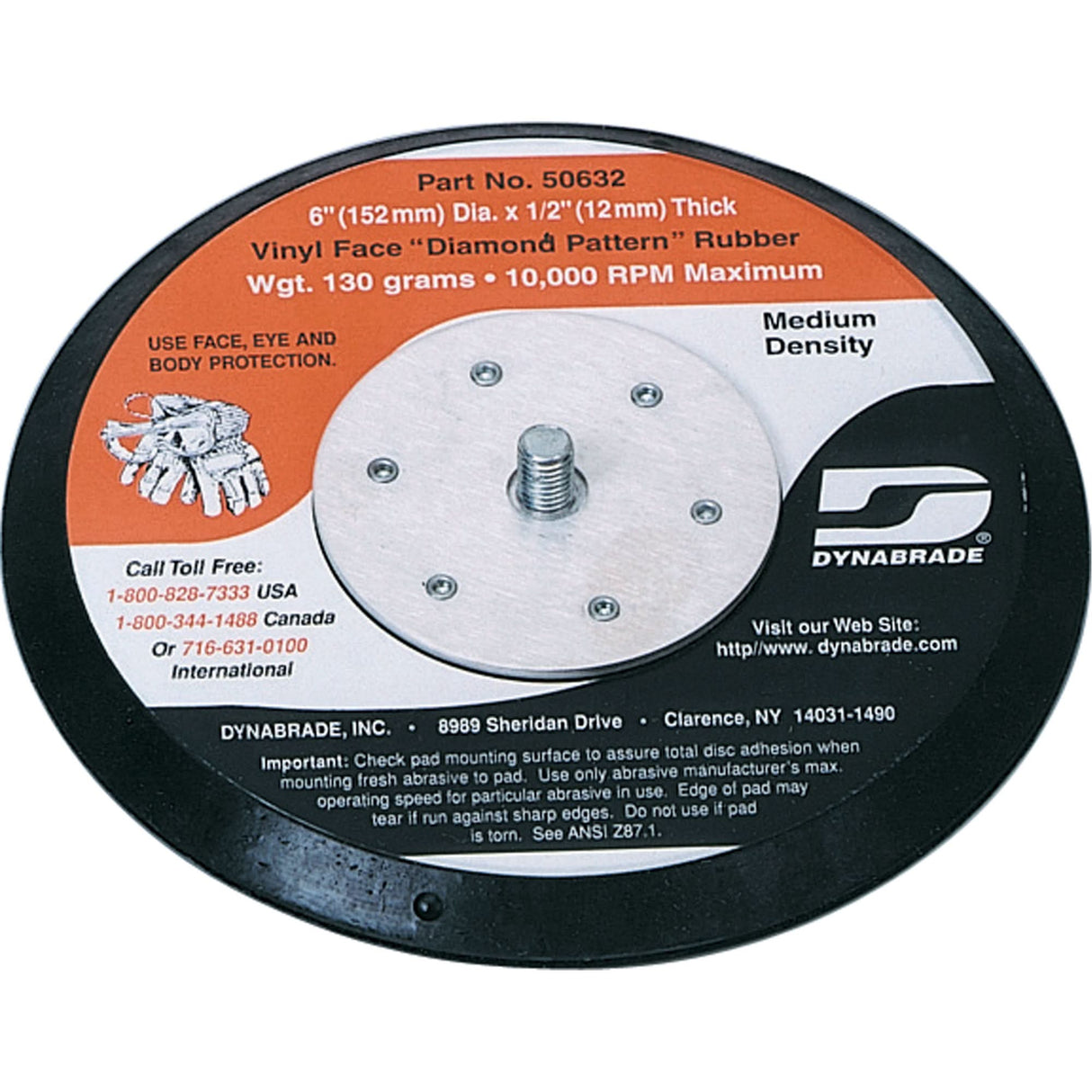 Vacuum Backing Pad
