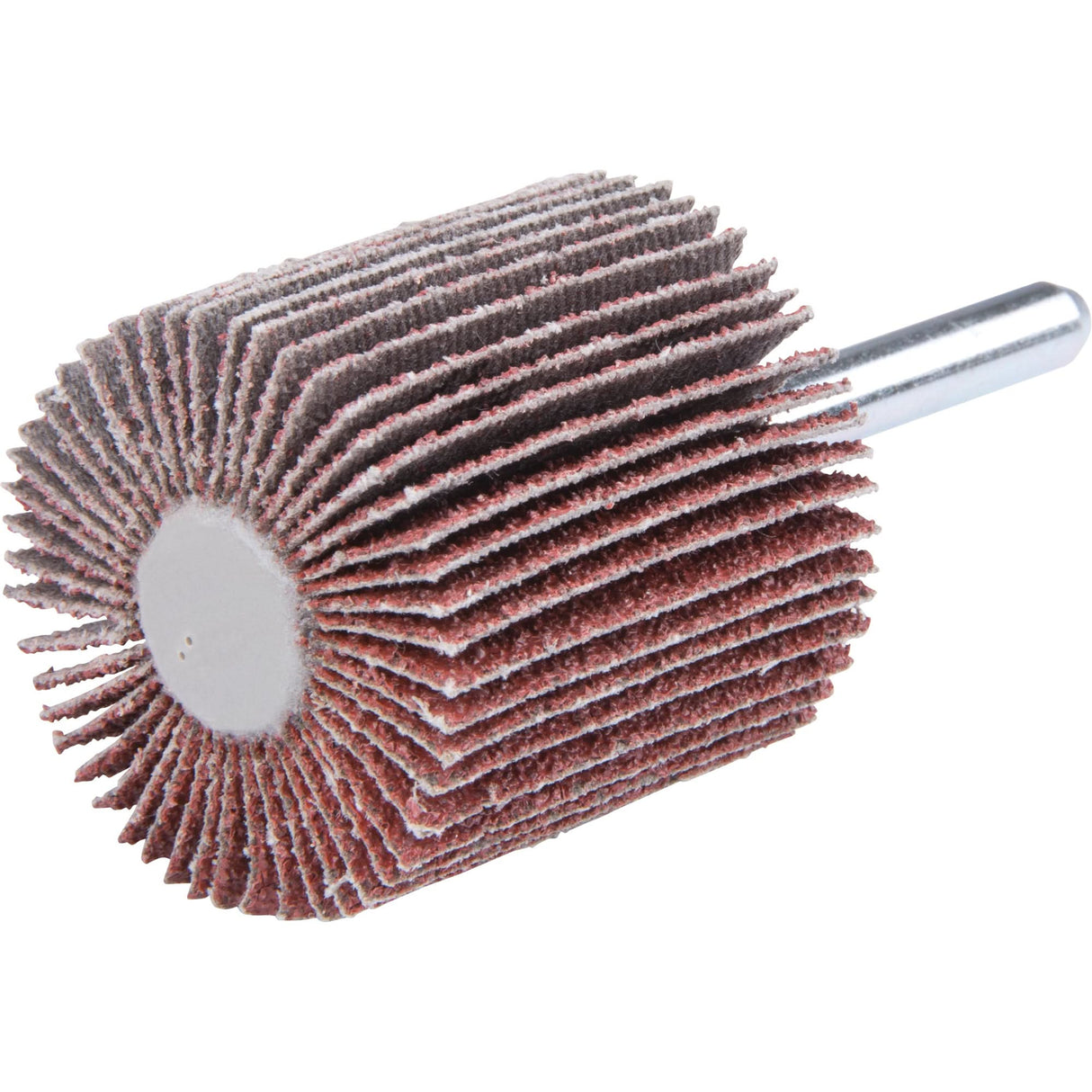 K Flap Wheel, 40 Grit, 1-1/2" x 1-1/2" x 1/4"