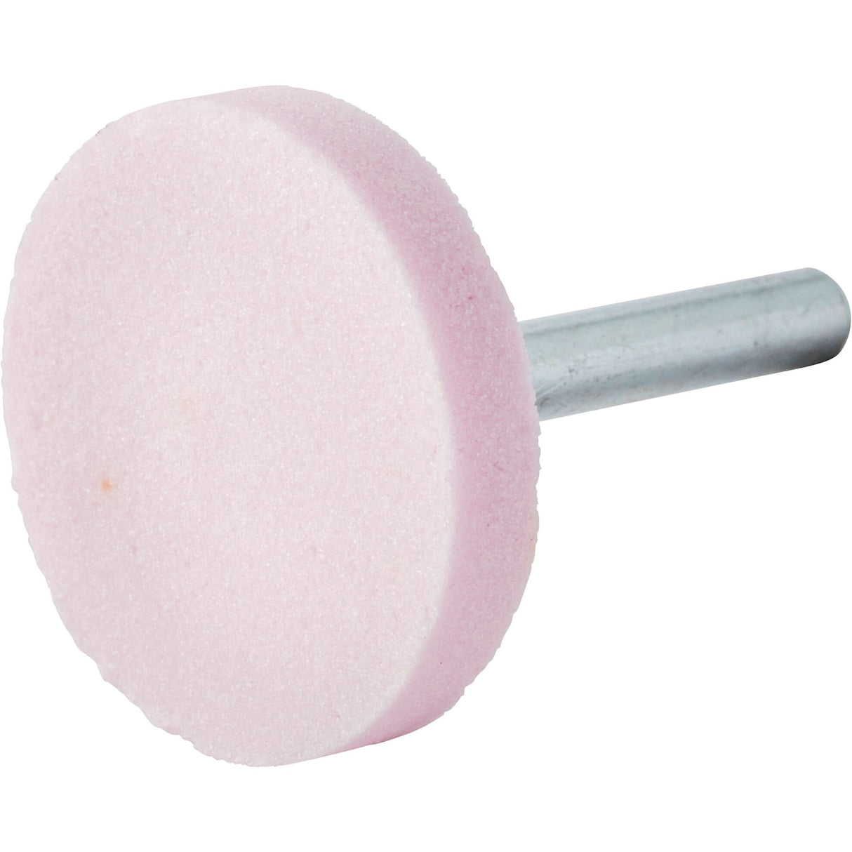 Vitrified Bond Mounted Point, W235, Aluminum Oxide, 1-1/2" Dia., 1/4" L, 80 Grit