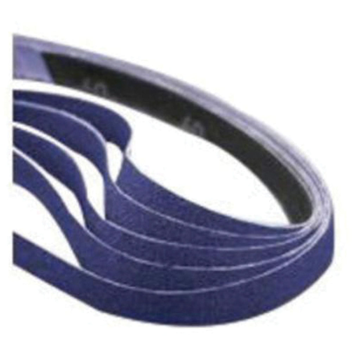 Cloth File Belt, 1/2" W x 24" L, Ceramic Alumina, 80 Grit