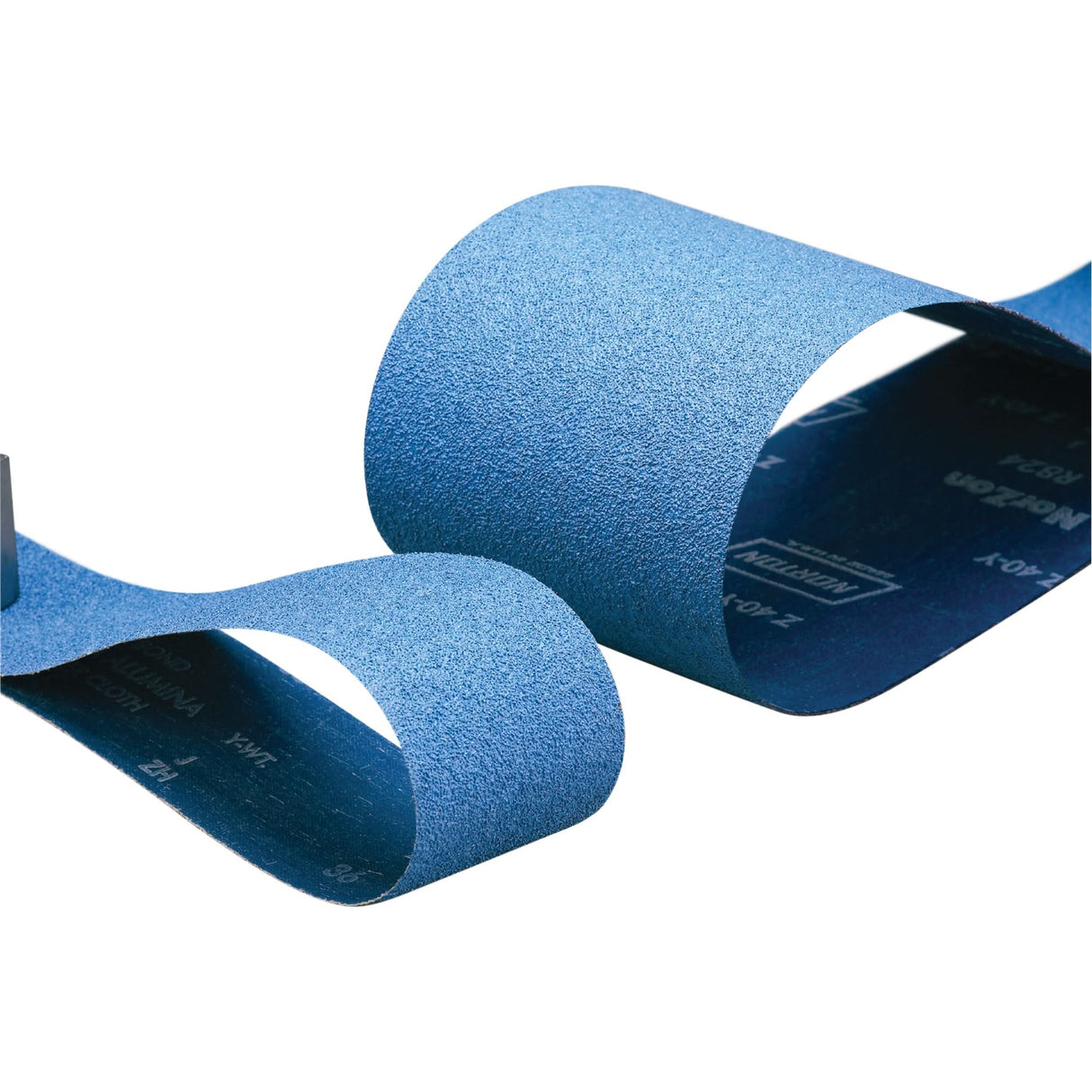 Norzon Plus® R823P Stationary Belts, 4" W x 36" L, Zirconium, 120 Grit