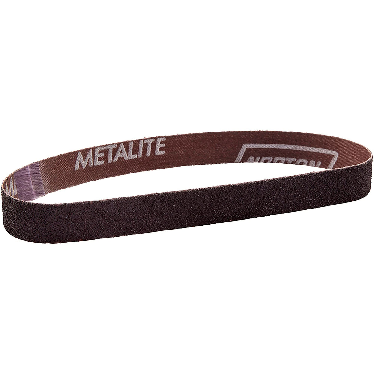 Metalite® Cloth File Sanding Belt, 3/4" W x 20-1/2" L, Aluminum Oxide, 60 Grit