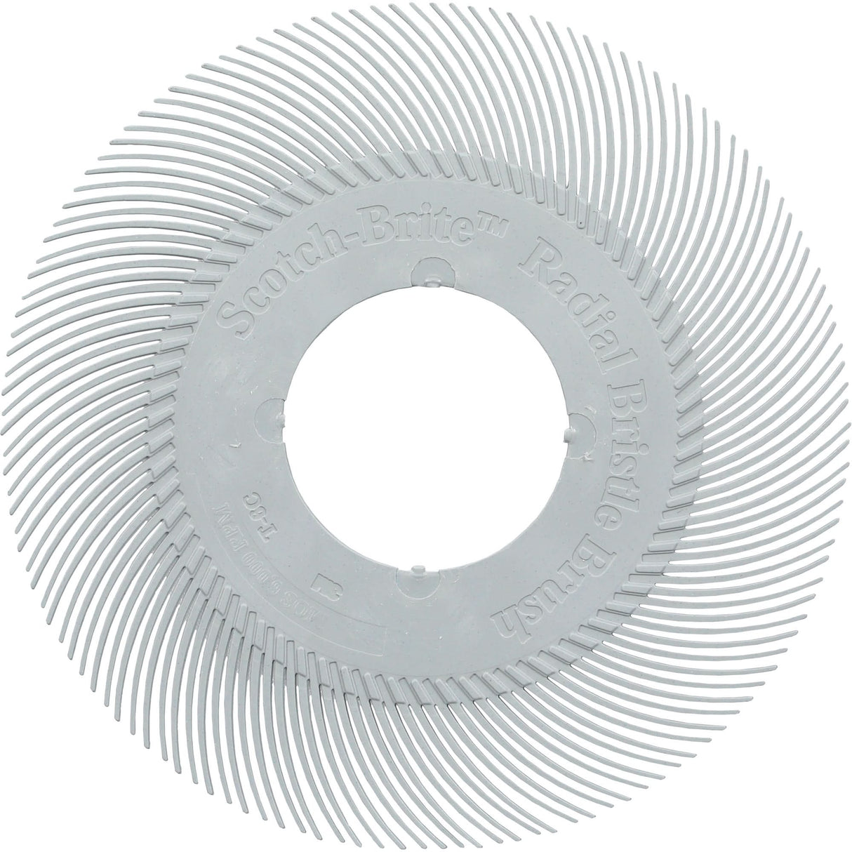 Scotch-Brite™ Type C Precision Radial Bristle Brush PN-RB without Adapter, Ceramic, 120+ Grit, 7-5/8" Dia.