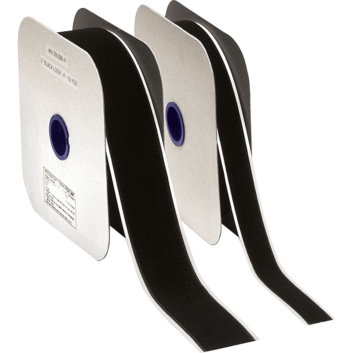 Fastener Strip, Loop, 10 yds x 1-1/2", Adhesive, Black