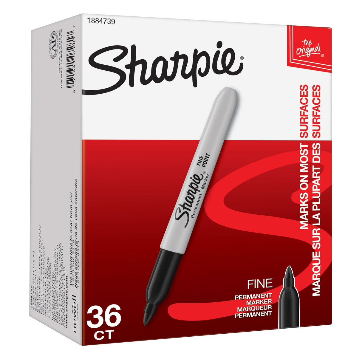 Permanent Marker, Fine, Black