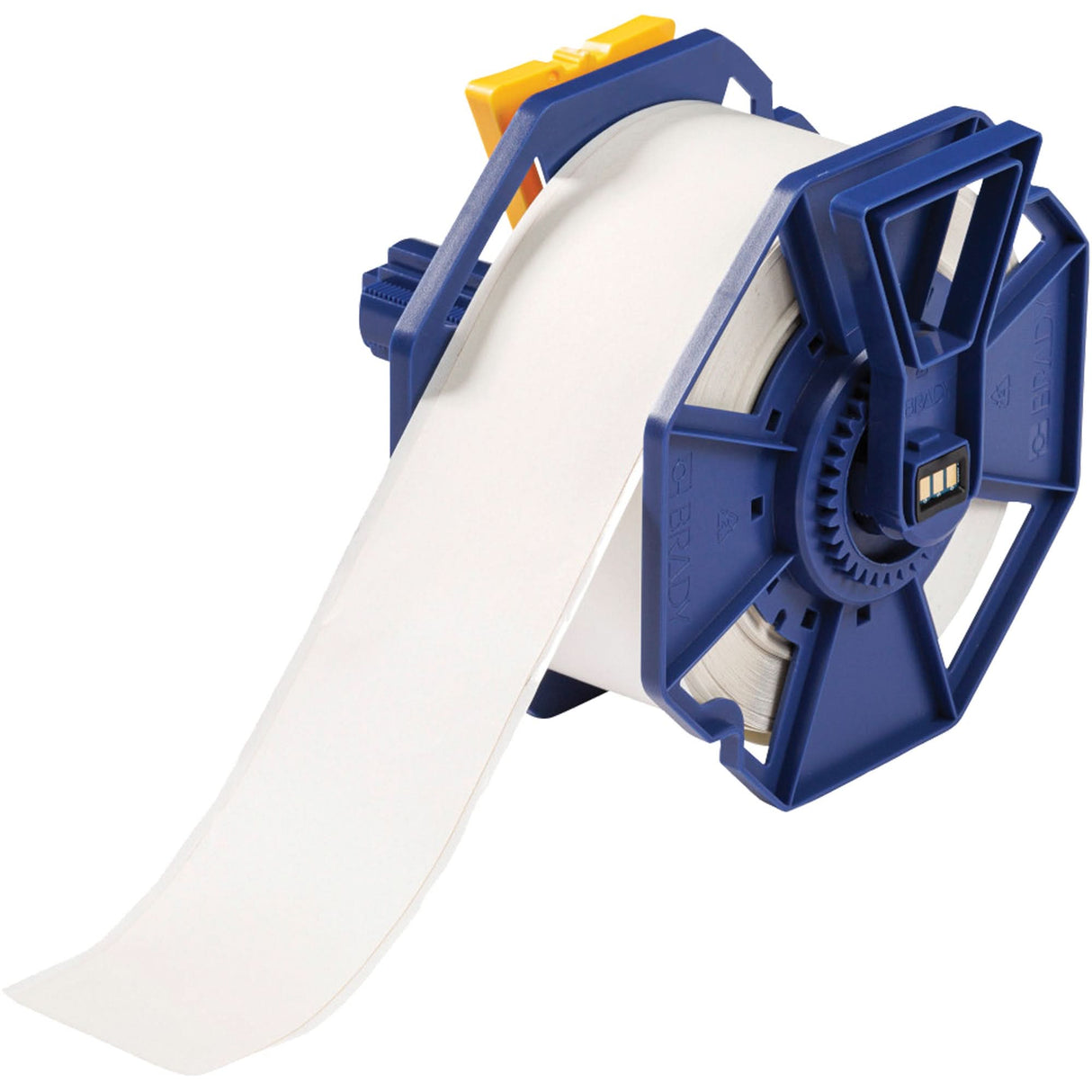 Permanent Adhesive Label Tape, Paper, White, 2.25" Width
