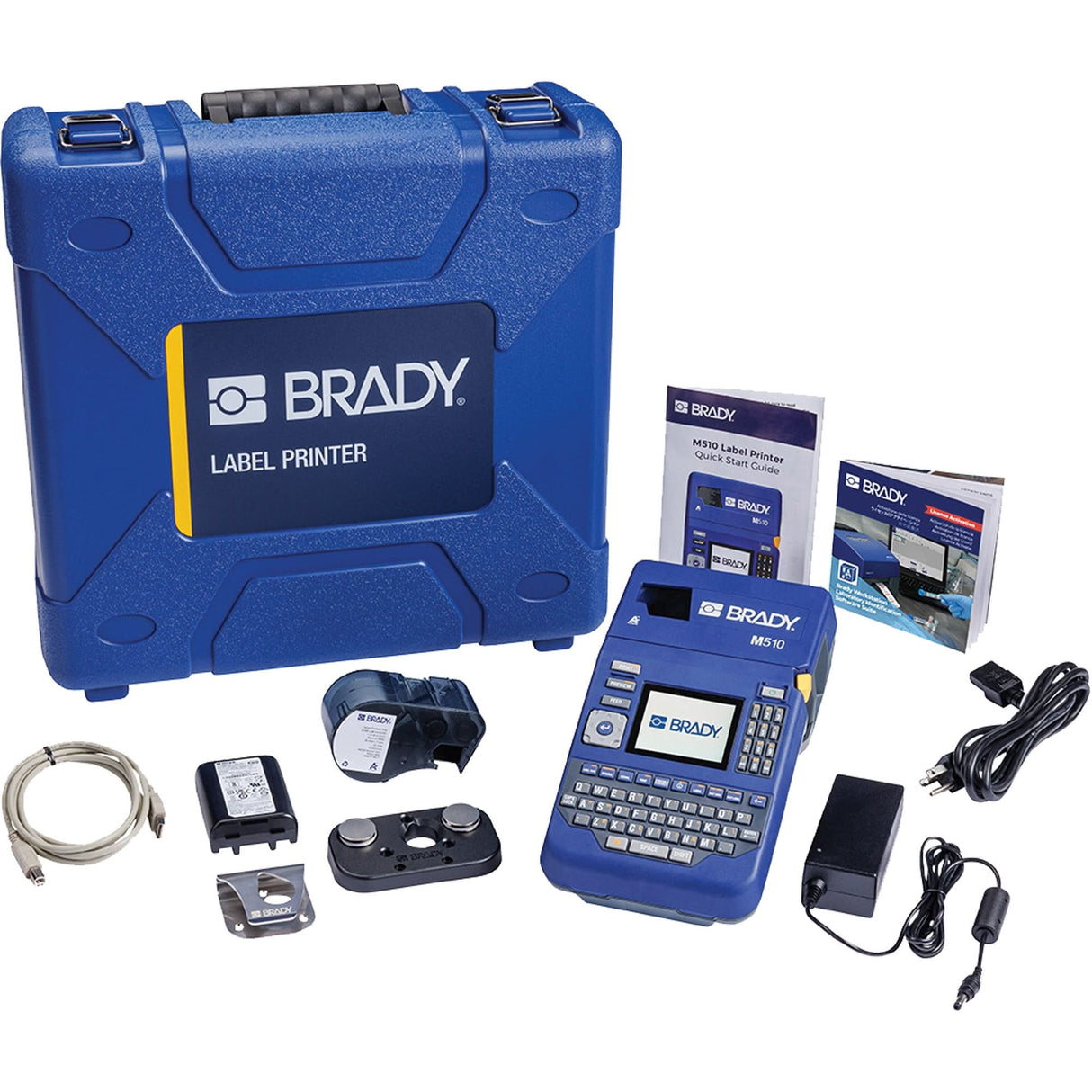 M510 Portable Label Printer with Product and Wire ID Software and Accessories Kit, 1.5" Tape