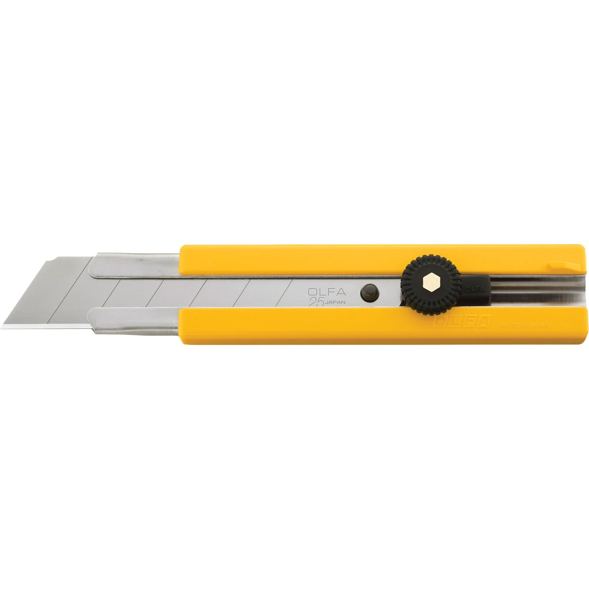 Knife, 25 mm, Carbon Steel, Heavy-Duty, Plastic Handle