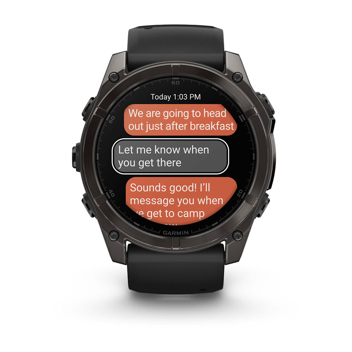 fēnix® 8 – 51 mm, AMOLED Sapphire Carbon Gray DLC Titanium