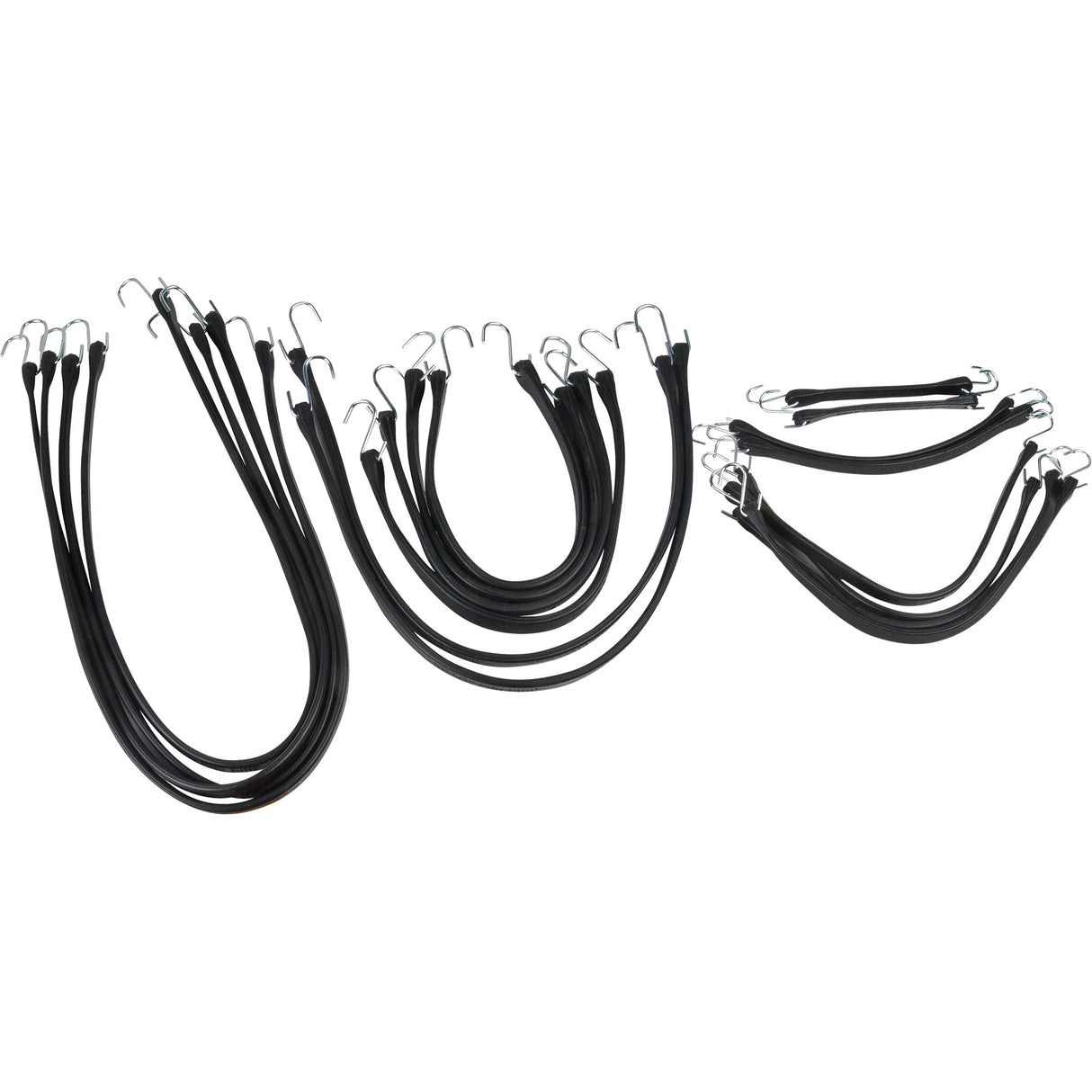 Rubber Tie Down Set, 9"