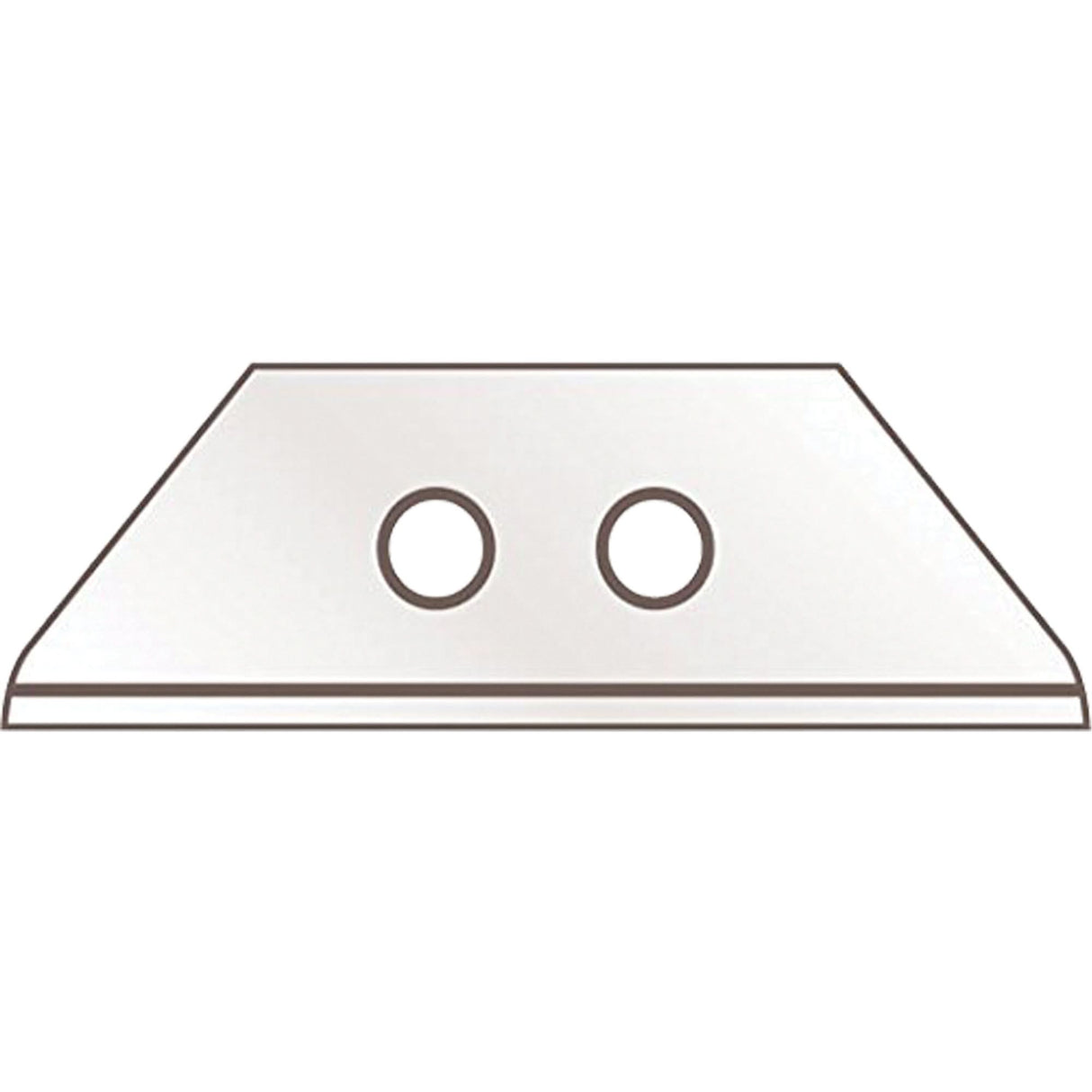 Trapezoid Utility Knife Blade, Single Style