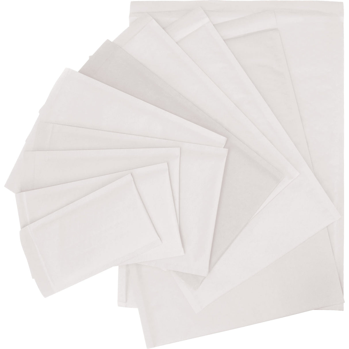 Bubble Shipping Mailer, White Paper, 8-1/2" W x 12" L