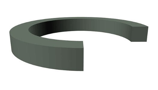 Piston Ring (P1000) 8.500" x 0.497" (H) x 0.283" (C/S) - Cast Iron