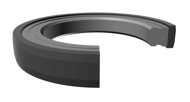 Piston Seal (HDP 330) 5.000" x 0.281" - Nylon/Nitrile