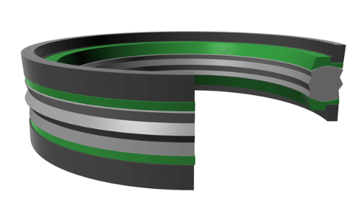 Piston Seal (P5B) 40mm x 32mm x 18mm - NBR/PA/POM