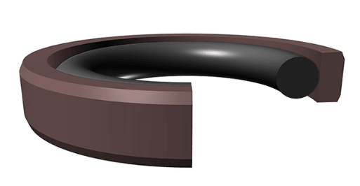 Piston Seal (PS2470) 5.000" x 4.384" x 0.225" - BR.PTFE/NBR