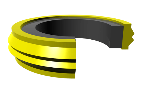 Piston Seal (PSP-A) 3.000" x 2.625" x 0.260" - Polyurethane/Nitrile