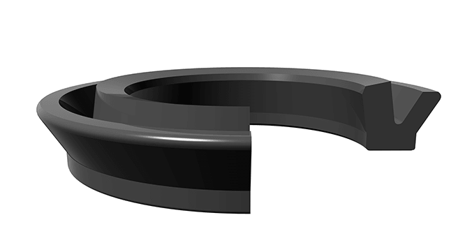 Piston U-Seal (E4) 3.250" x 2.812" x 0.218" - Nitroxile