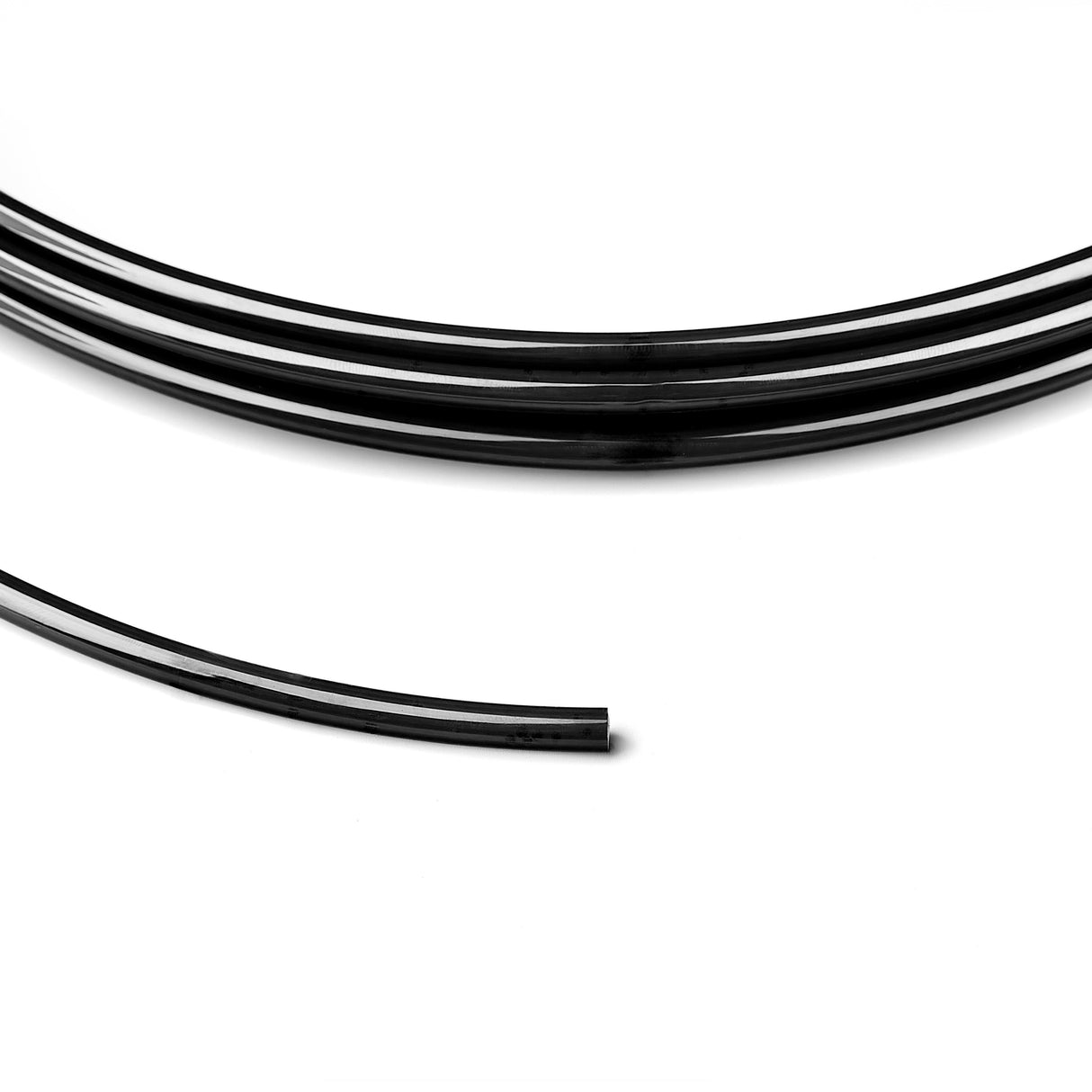 Pneumatic Air Tubing Black Polyurethane - 165ft