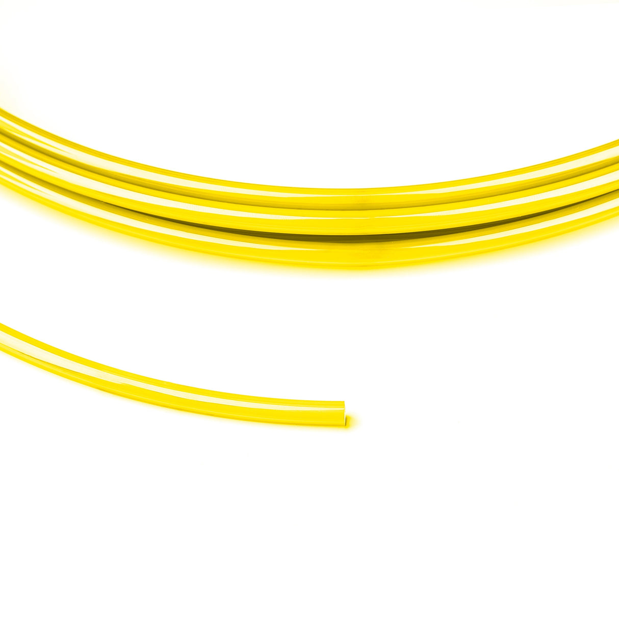 Pneumatic Air Tubing Yellow Polyurethane - 330ft