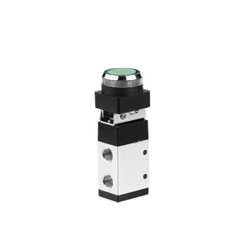 MSV98322PP : Pneumatics-pro 3 Way (3/2) Push Button Manual Mechanical Valve