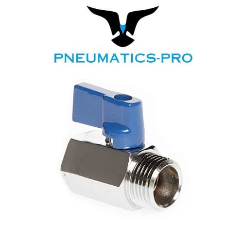Mini Ball Valve 1/2" NPT Male-Female: BV1305-D