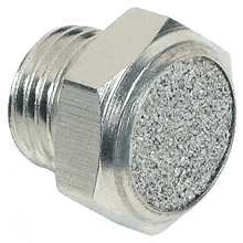 SSV-D-N03: Stainless Steel SS316 Breather Vent Silencer 3/8 NPT