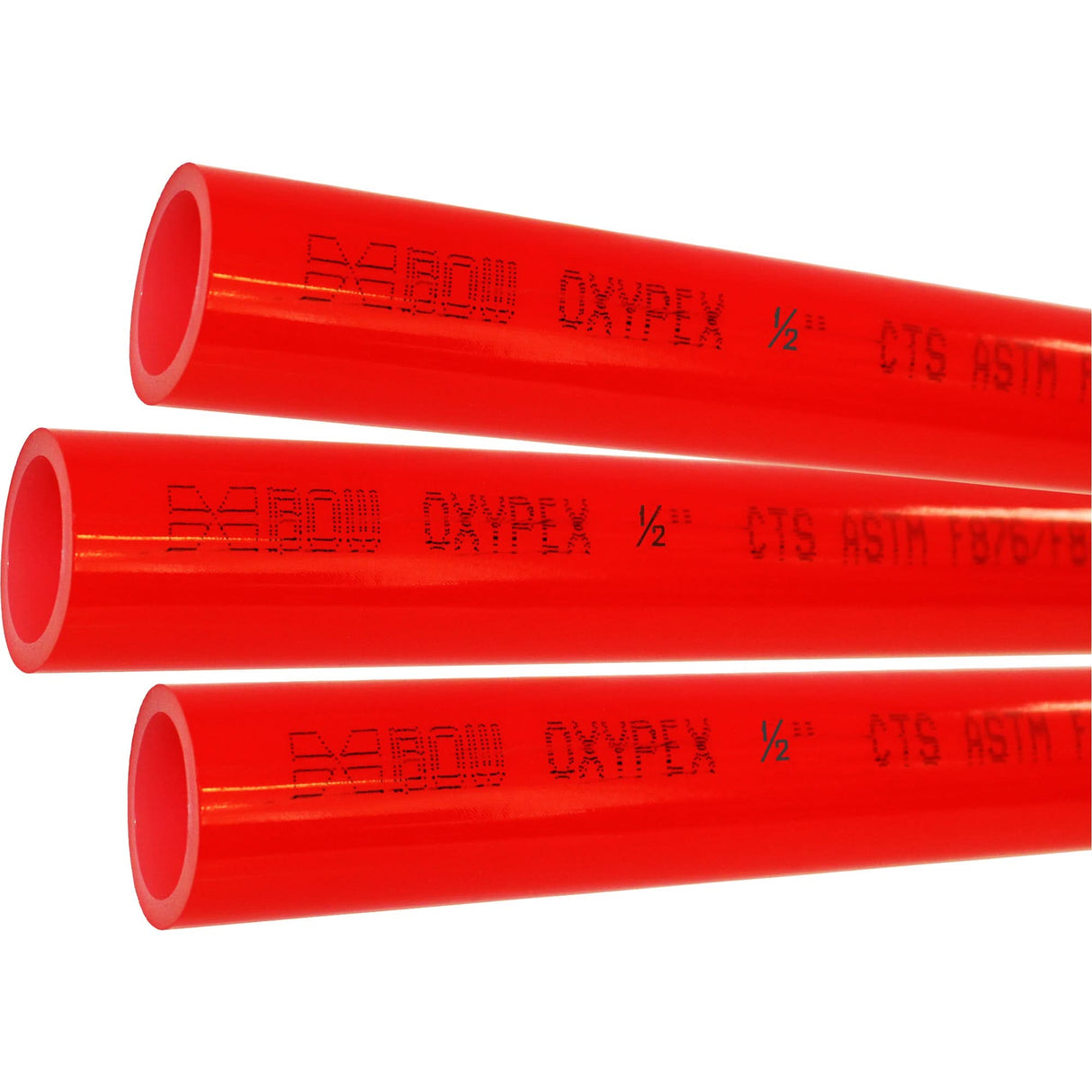 Oxypex Oxygen Barrier Tubing, Plastic, 20' L x 0.5" Dia.