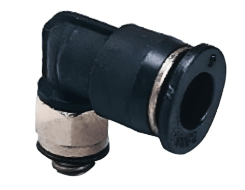 Push to Connect 90 Elbow Fitting 3mm Tube x M3 Male - Compact