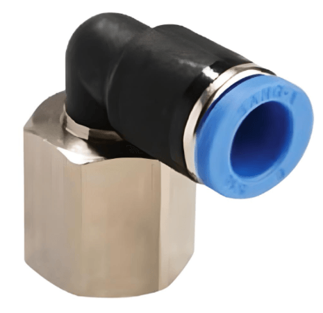 Push to Connect 90 Elbow Fitting 6mm Tube x 1/4" BSPT (R) Female