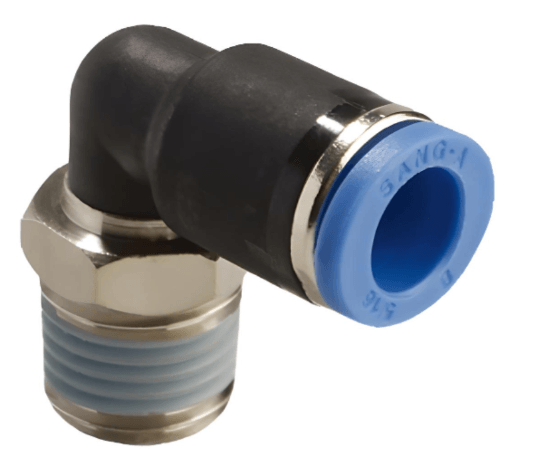 Push to Connect 90 Elbow Fitting 8mm Tube x 3/8" BSPT (R) Male