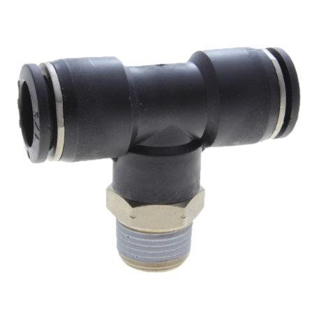 Push to Connect Branch Tee 4mm Tube x 1/8" BSPT (R) - Compact